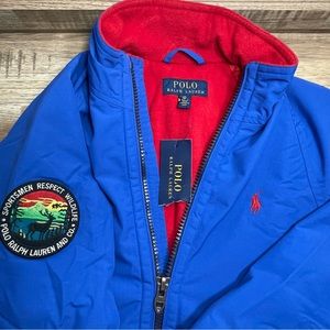 Polo Ralph Lauren Great Outdoor Sportsman Fleece Lined Jacket Blue Women's Small